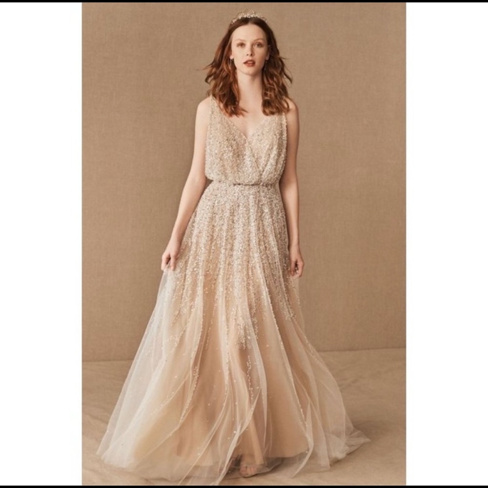 BHLDN Willowby by Watters Celestial/Aith Wedding Gown Floor Sample Size 4